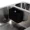 Kitchen Details Matte Black Sink Caddy with Suction Cups